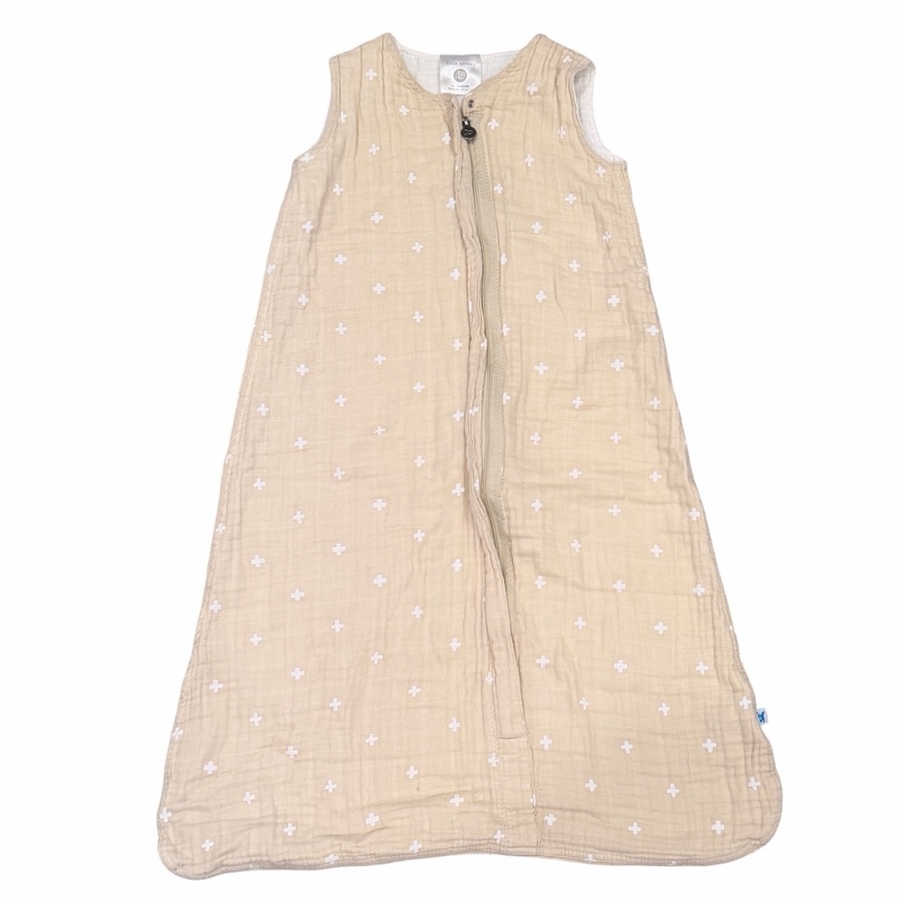Little Unicorn Cotton Muslin Sleep Sack 12–18 Months Neutral Print | 1.1 Tog